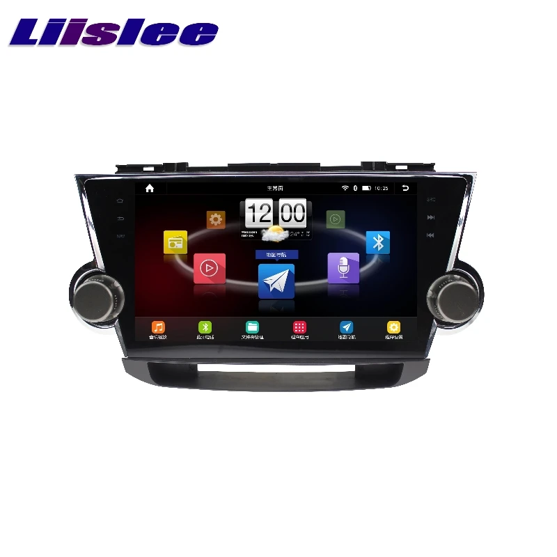 Для Toyota Highlander XU40 Kluger LiisLee Автомобильный мультимедийный ТВ DVD GPS аудио Hi Fi Радио