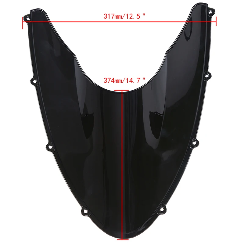 Posbay мотоциклетные ABS ветровые дефлекторы лобовое стекло двойной пузырь для Ducati 848