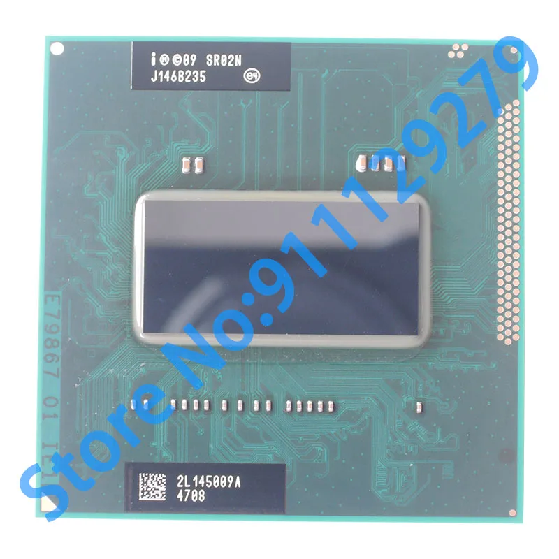 Core i7 2670QM SR02N 2 ГГц четырехъядерный восьмипоточный ЦПУ Процессор 6M 45W Socket G2 /