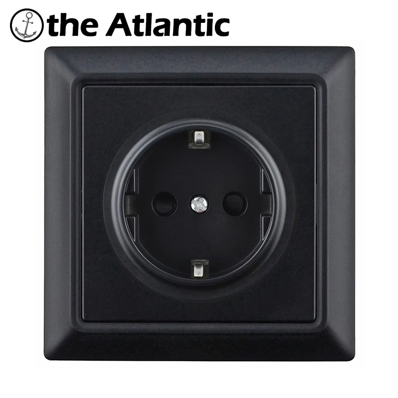 Atlectric DE EU FR штепсельная розетка двойной usb порт для зарядки 16A матовая панель 86 Тип