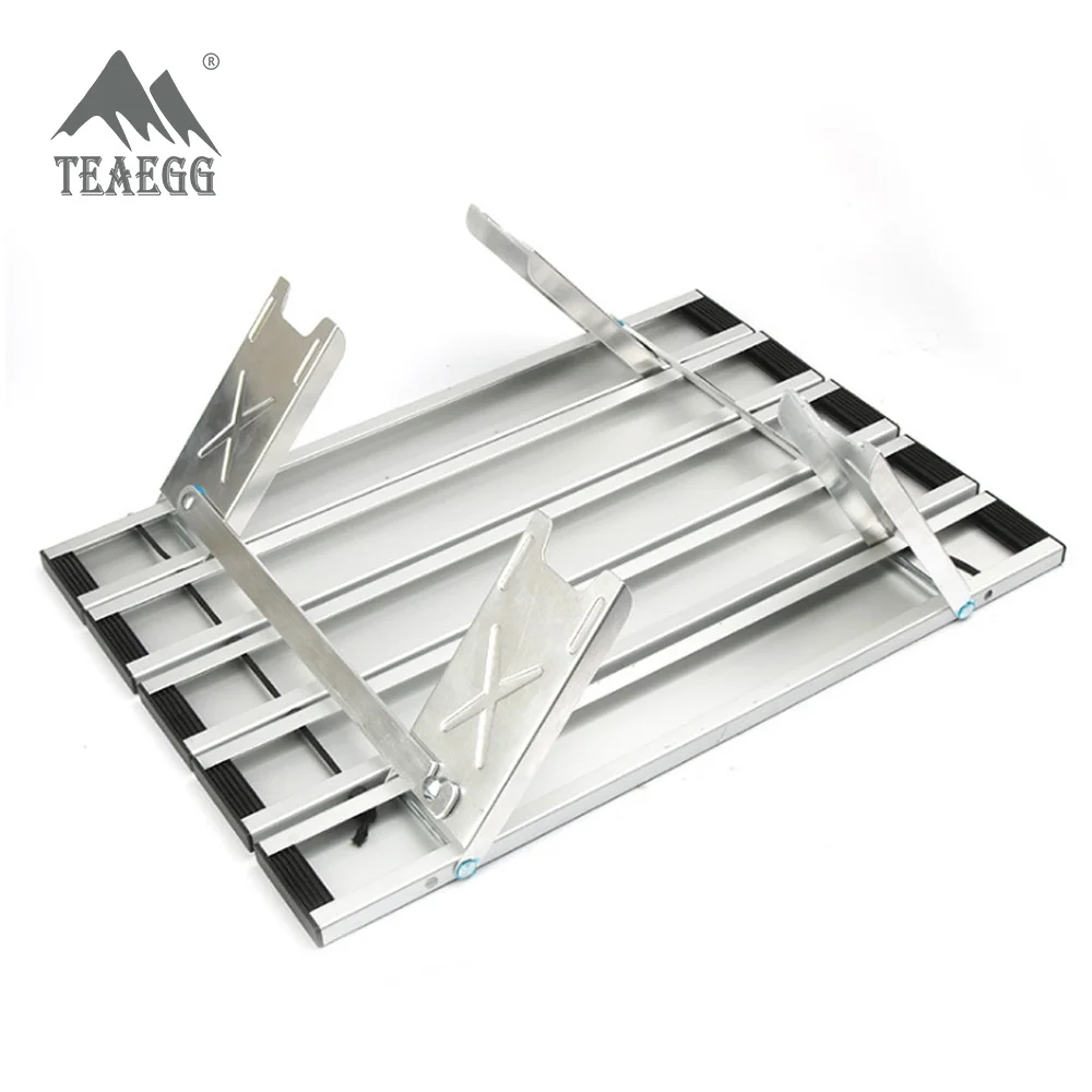 Сверхлегкий мини алюминиевый металлический портативный стол для кемпинга