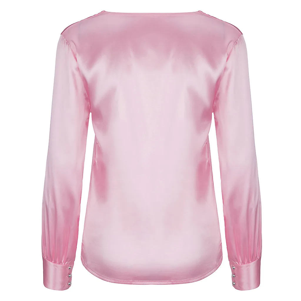 Женский сексуальный свитер на завязках Chamsgend Осенний модный вязаный однотонный