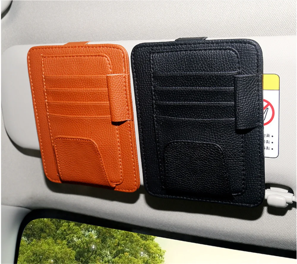 Car SUV interior supplies sun visor glasses bill card storage modeling for Toyota Tacoma Tercel Tiara Van Venza Yaris Hiace | Автомобили и