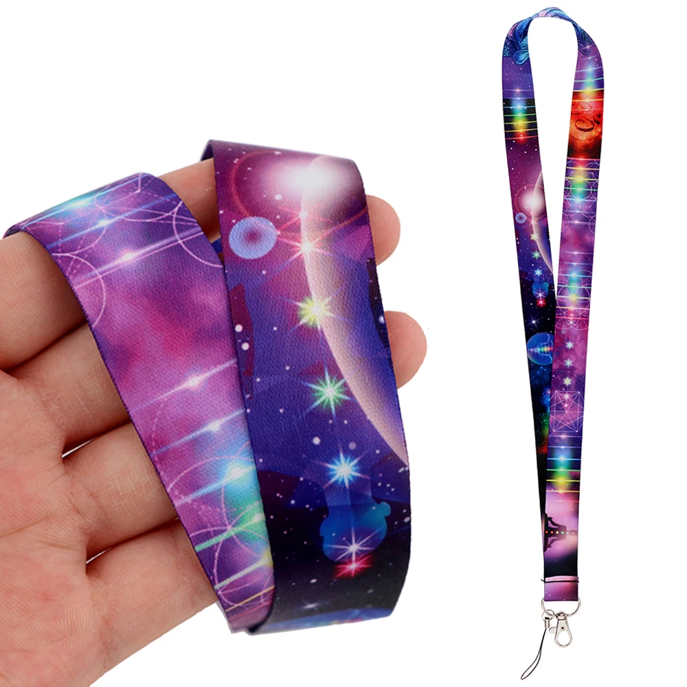 

DZ2221 Yoga Lanyard for Key Neck Strap lanyard Card ID Badge Holder Key Chain Key Holder Hang Rope Key Rings Accessories