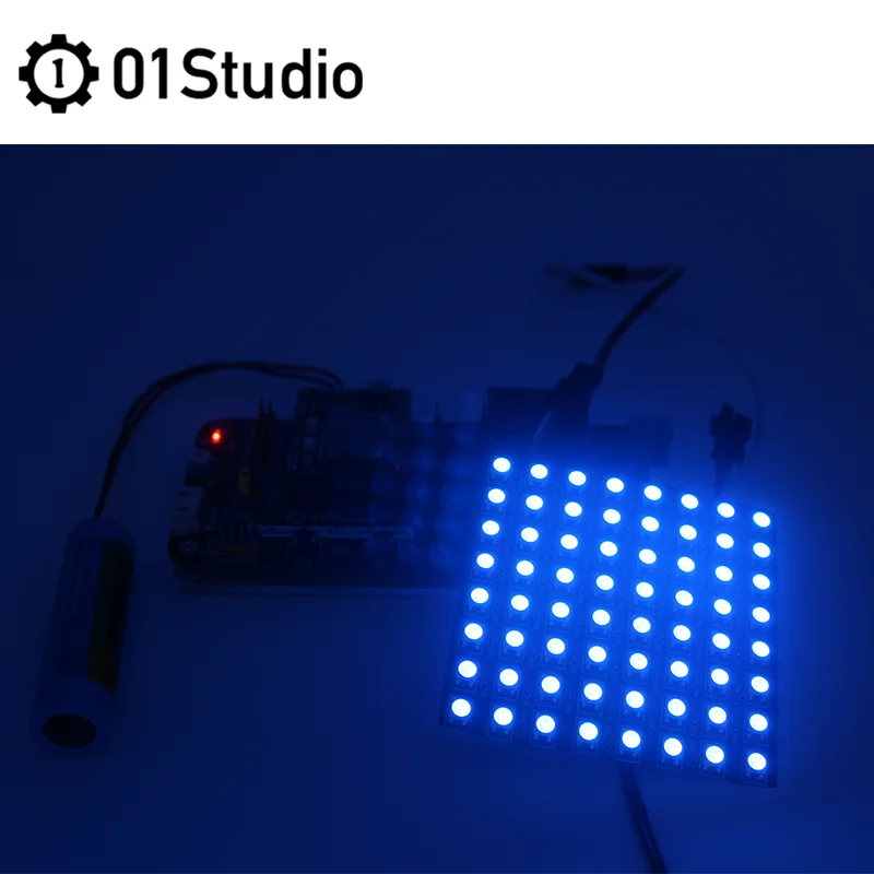 01Studio RGB Pixel Screen Neopixel WS2812B Python MicroBit MicroPython Accessory |