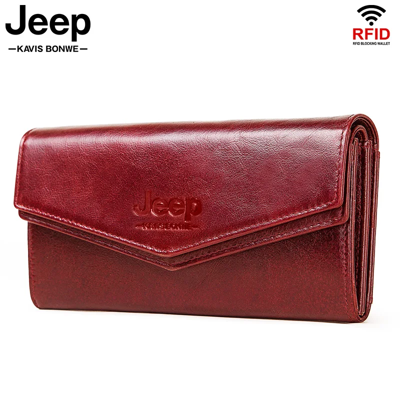 

2021 New Women's Wallet Genuine Leather Wallet Money Bag Luxury Brand Lady Long Leather Clutch Bag Wallet Card Holder Portable