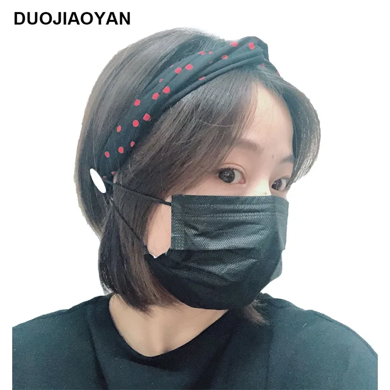 Женская лента для волос с пуговицами эластичная фитнес-спорт Йога 2020 | Красота и