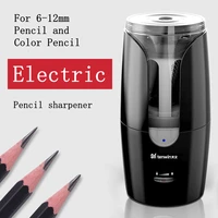 electric auto pencil sharpener usb charging pencil sharpener for 6 12mm pencil and color pencil school office home stationery