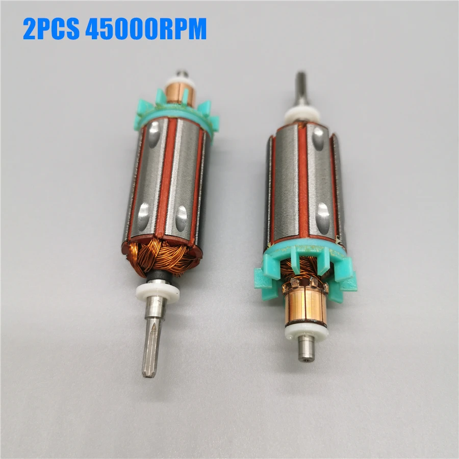2PCS Strong 45000RPM 5 видов 35K 45K Сильный 210 204 90 102L 105L 103L 102LN& Marathon насадка ротор мотора состоит из электрическая для ухода за ногтями аксессуары для сверления - Цвет: 2PCS Strong 45000RPM