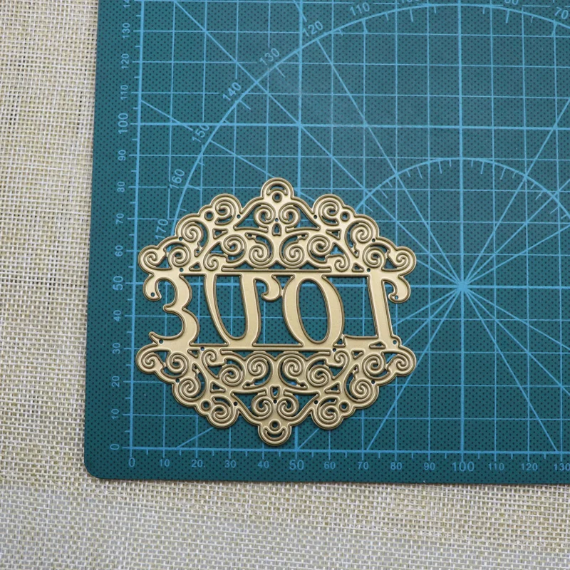 Нестандартные кружевные границы любовь металлические Вырубные штампы трафареты