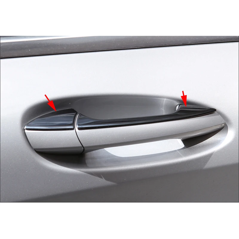 8x хромированная накладка на дверную ручку из нержавеющей стали для Mercedes Benz A B CLA GLA
