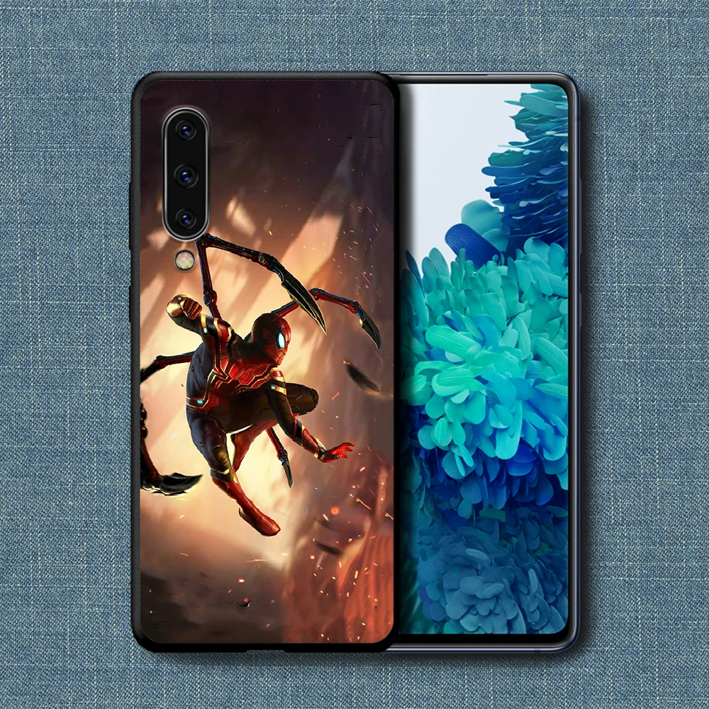

Super Hero Spiders Man Phone Case For Samsung Galaxy A 3 5 7 8 10 20 20E 21S 30 30S 40 50 51 70 71 black Waterproof Trend Coque