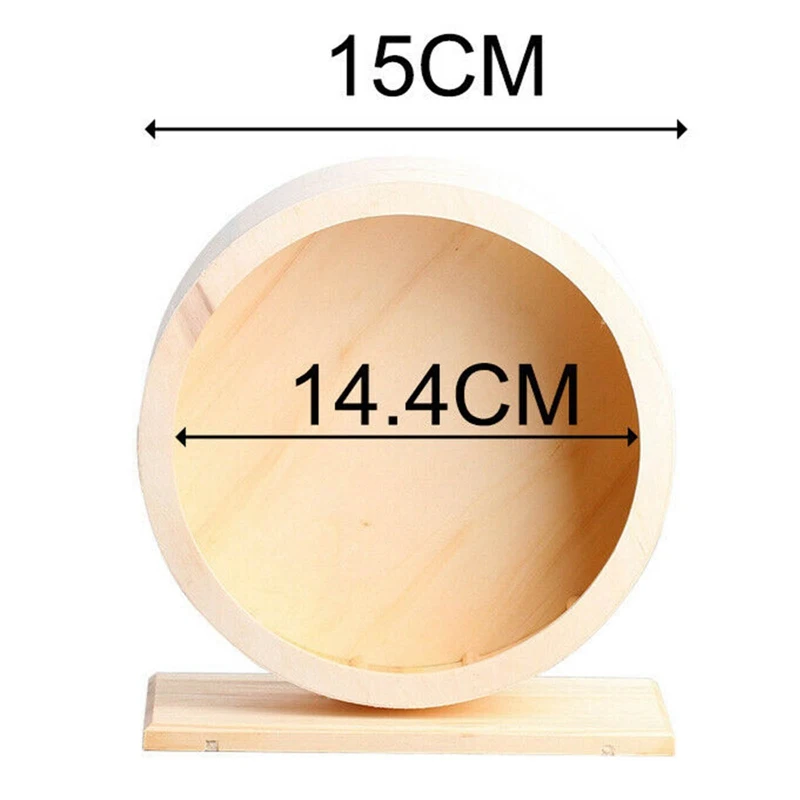Деревянный бесшумный роликовый хомяк для бега колесо упражнений мышь еж