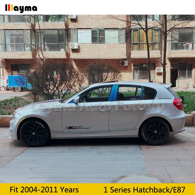 

AC style Fiber Glass Roof wing spoiler For BMW 1 Series Hatchback E87 120i 130i 135i 2004-2011 year FRP E81 car roof spoiler