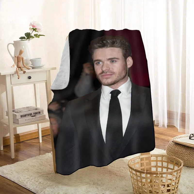 Современное популярное одеяло Ричард Мэдден для дивана/кровати/автомобиля