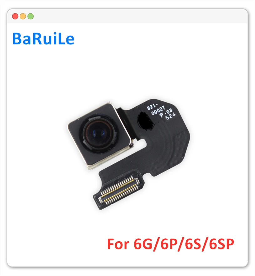 BaRuiLe 5 шт. гибкий кабель задней камеры для iPhone 6 6S Plus 6G 4 7 'ƌplus Главная большая