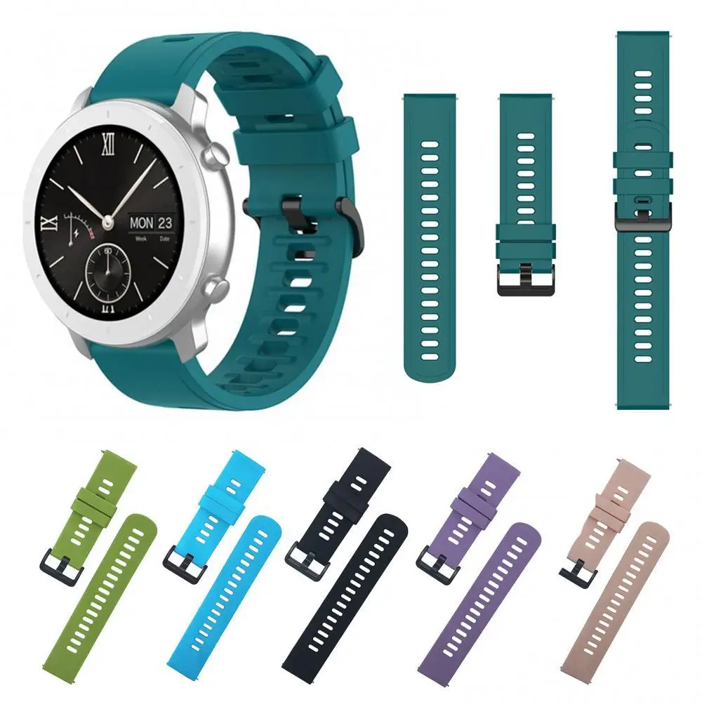 

Ремешок силиконовый для смарт-часов Amazfit GTR2, 22/20 мм