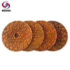 Набор шлифовальных прокладок для бетона, гранита, мрамора 100, 4 дюйма, каменный шлифовальный диск мм