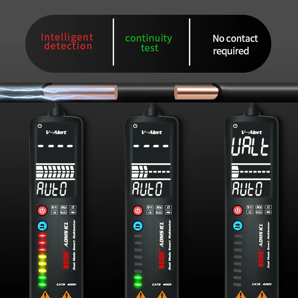 

BSIDE Smart Digital Multimeter LCD/EBTN Display Concealed Wire Tester Voltmeter Voltage Detector Resistance Frequency