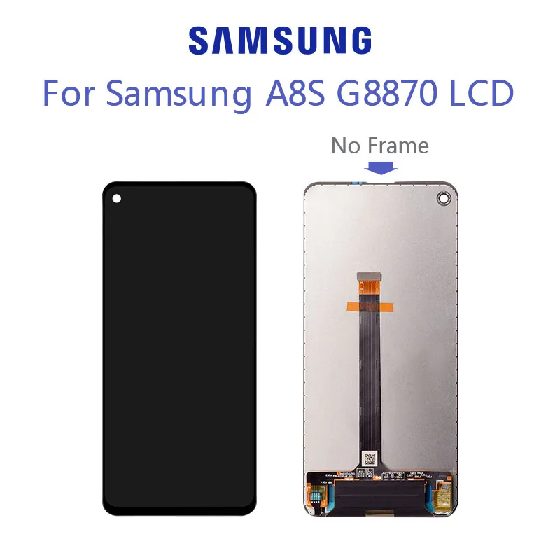 Оригинальный 6 4 &quotЖК дисплей для Samsung Galaxy A8S G8870 G887FZ ЖК Замена дигитайзера сборка