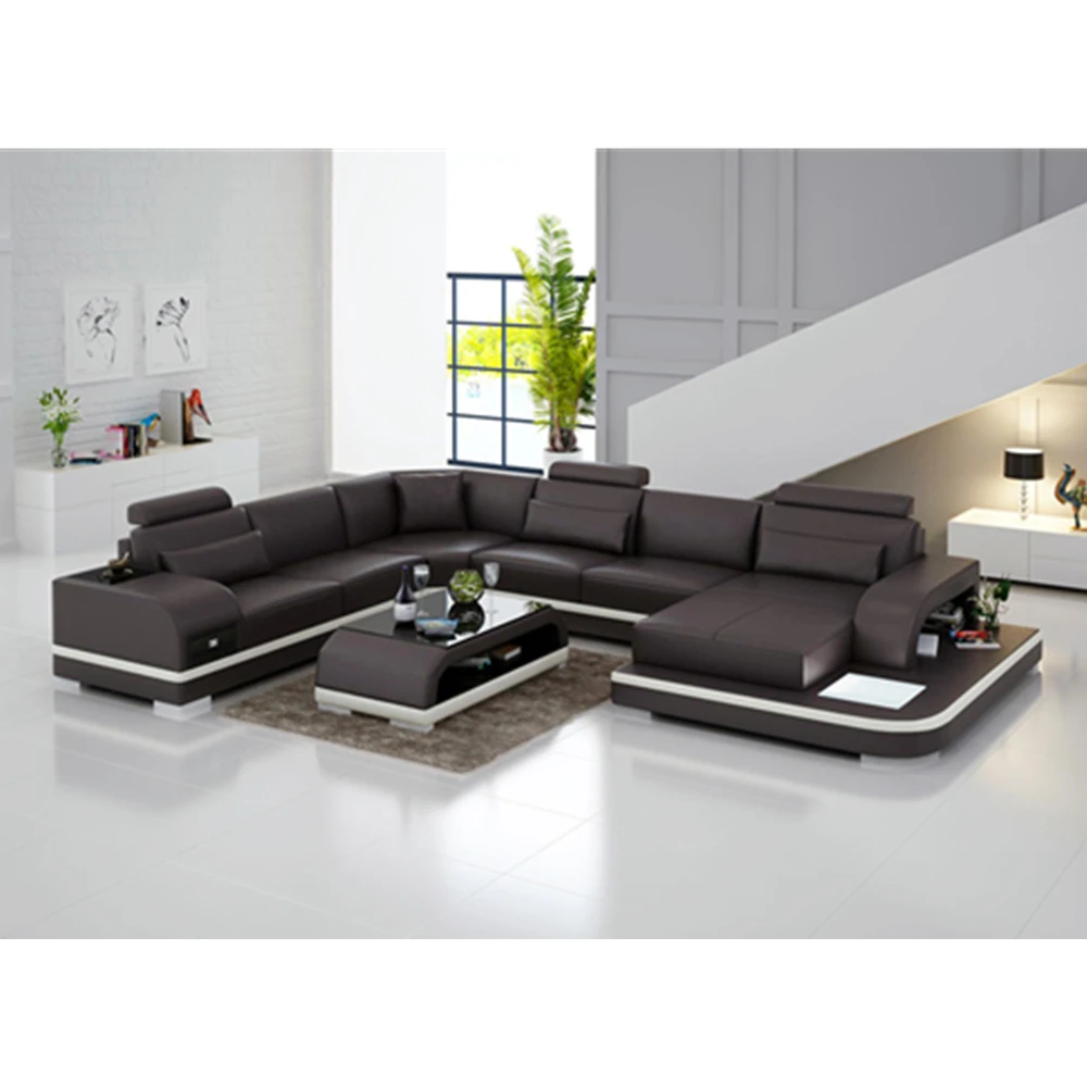 Диван из натуральной кожи в современном стиле диван для гостиной