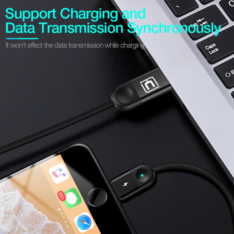 CAFELE USB кабель для iPhone кабель usb type C 3A Быстрая зарядка USB C type-C кабель для зарядки телефона 130 см