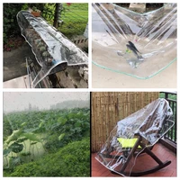 thick 0 3mm transparent pvc rainproof cloth balcony bonsai succulent plants keep warm tarpaulin pet dog house cover waterproof
