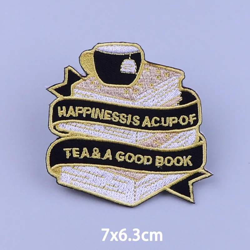 Нашивки с утюгом и принтом горы натуральные приключения уличные наклейки