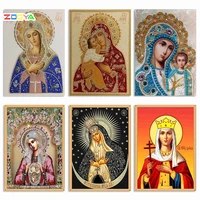zooya diamond painting cross stitch religion icon 5d diamond embroidery mosaic new year decoration gift handmake 2zj04