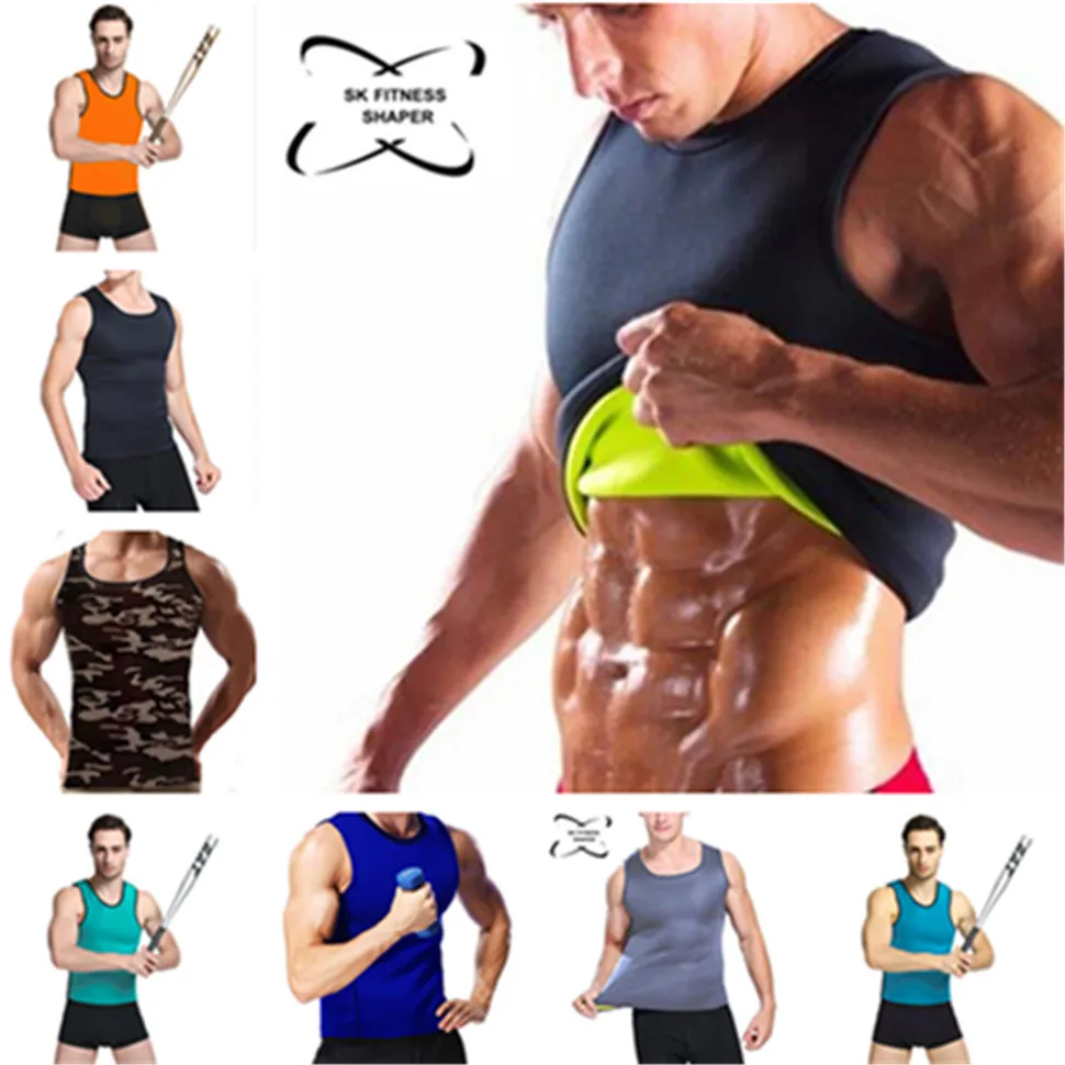 Пояс для похудения живота мужской жилет формирователь тела неопрен сжигание