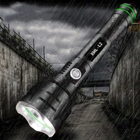 multifunction flashlight bright rechargeable waterproof strong light long range flashlight outdoor lanterna hand lamp dg50sd