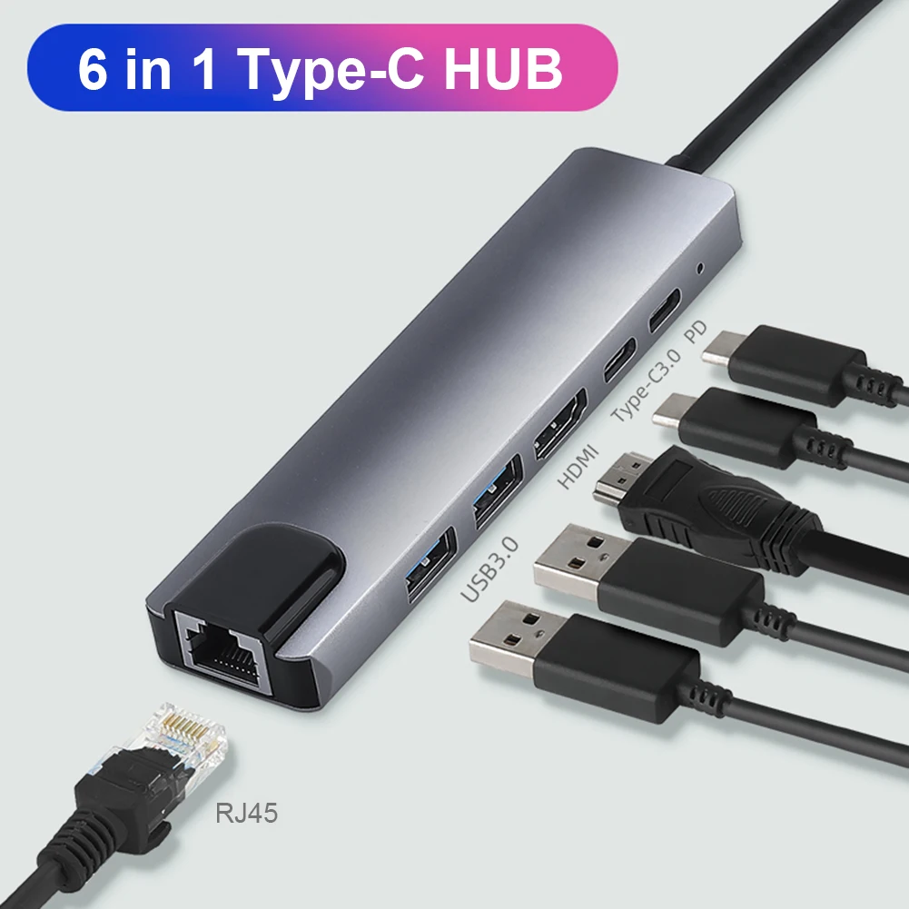

Док-станция с 4K HDMI портами, USB 3,0, 87 Вт, 6 в 1