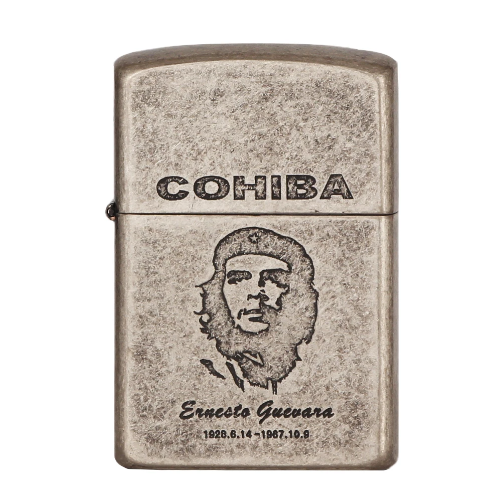 COHIBA зажигалка для сигар, 2 фонарь, Крутые гаджеты, портативная Зажигалка для сигарет, аксессуары для путешествий с подарочной коробкой