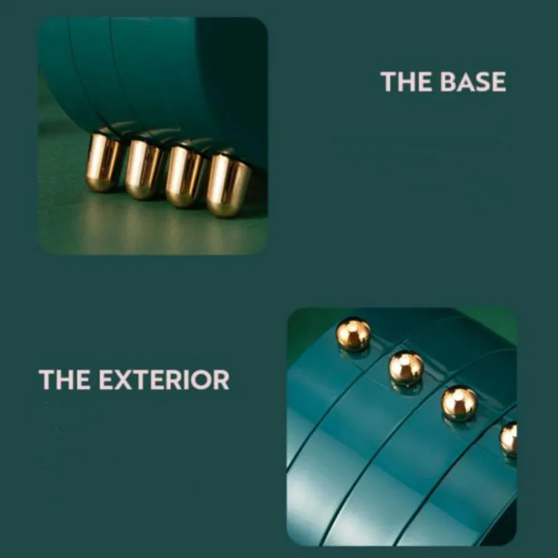 NewJewelry Organizer Women Girls Fold New Earrings Rings Necklaces Dustproof Multilayer Stand Jewelry Storage Box