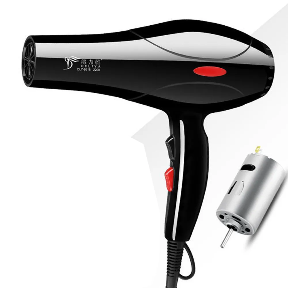 

2200W Professional Hair Dryer Strong Power Barber Salon Styling Tools Hot/Cold Air Blow Dryer For Salons and household