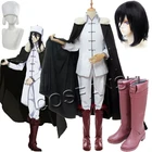 Костюм для косплея аниме бродячие псы, 3-й сезон, белая униформа с плащом для мужчин, головной убор, парик