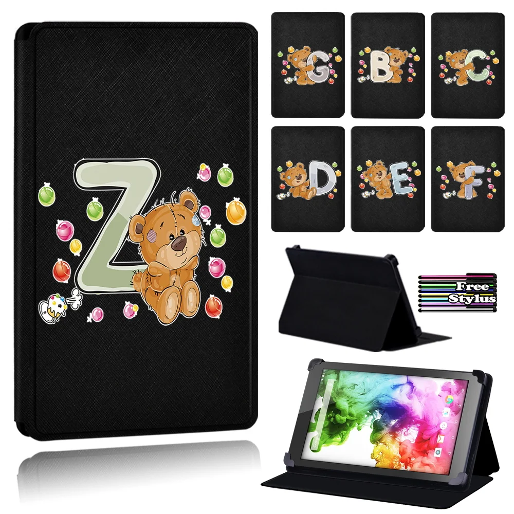 

Tablet Case For Hipstreet Pilot 10 inch/Electron 8 inch/Titan 4 7 Inch PU Leather Universal Cover Case + Free Stylus