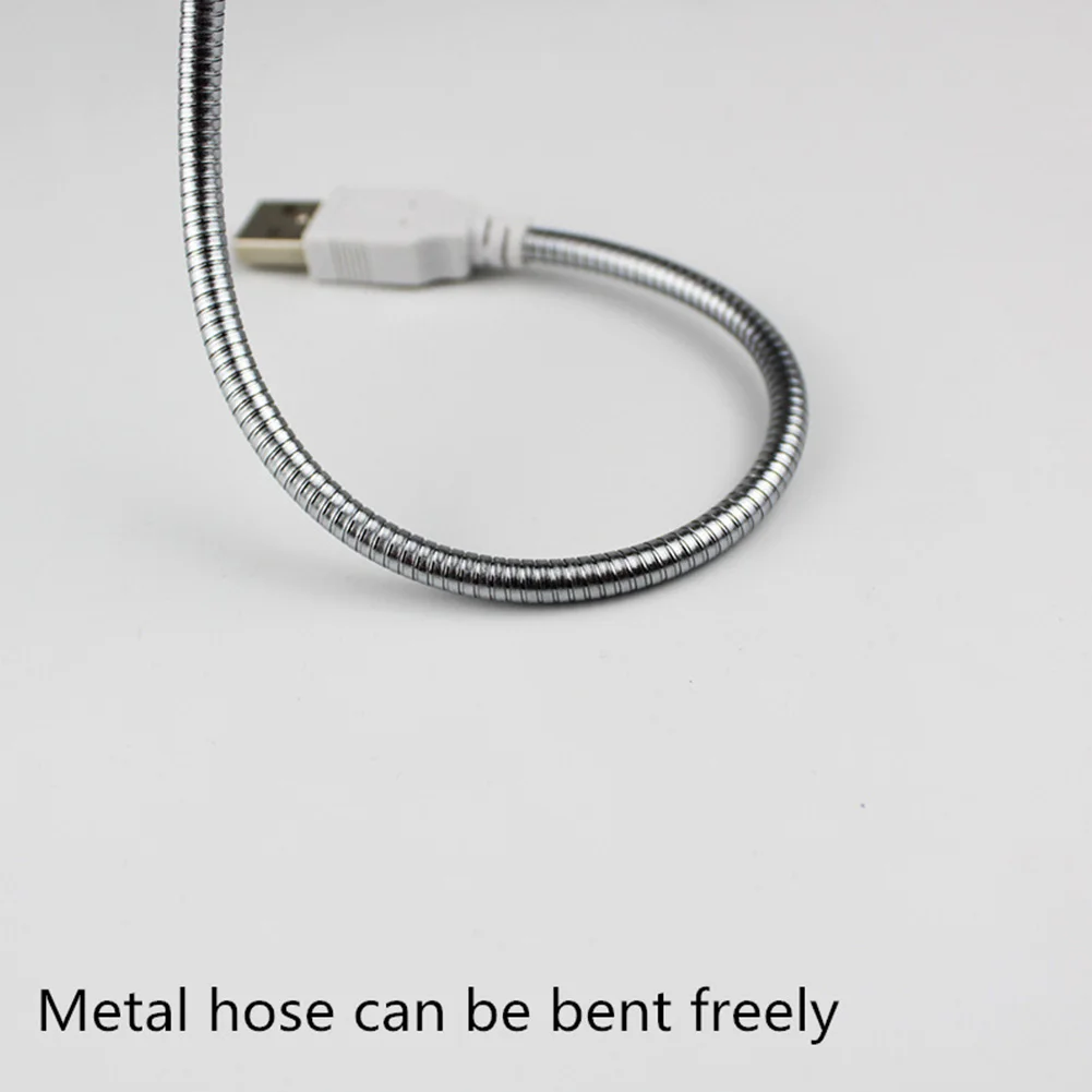 3 LED Flexible Metal Neck Eye Protection Mini Portable Book Power Bank Study Adjustable For Computer Bedroom USB Light Night | Освещение