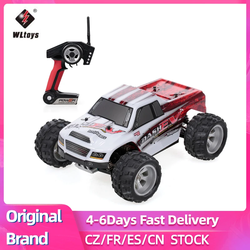 WLtoys A979 B 2 4G 1/18 Радиоуправляемый автомобиль 4WD 70 км/ч высокоскоростной