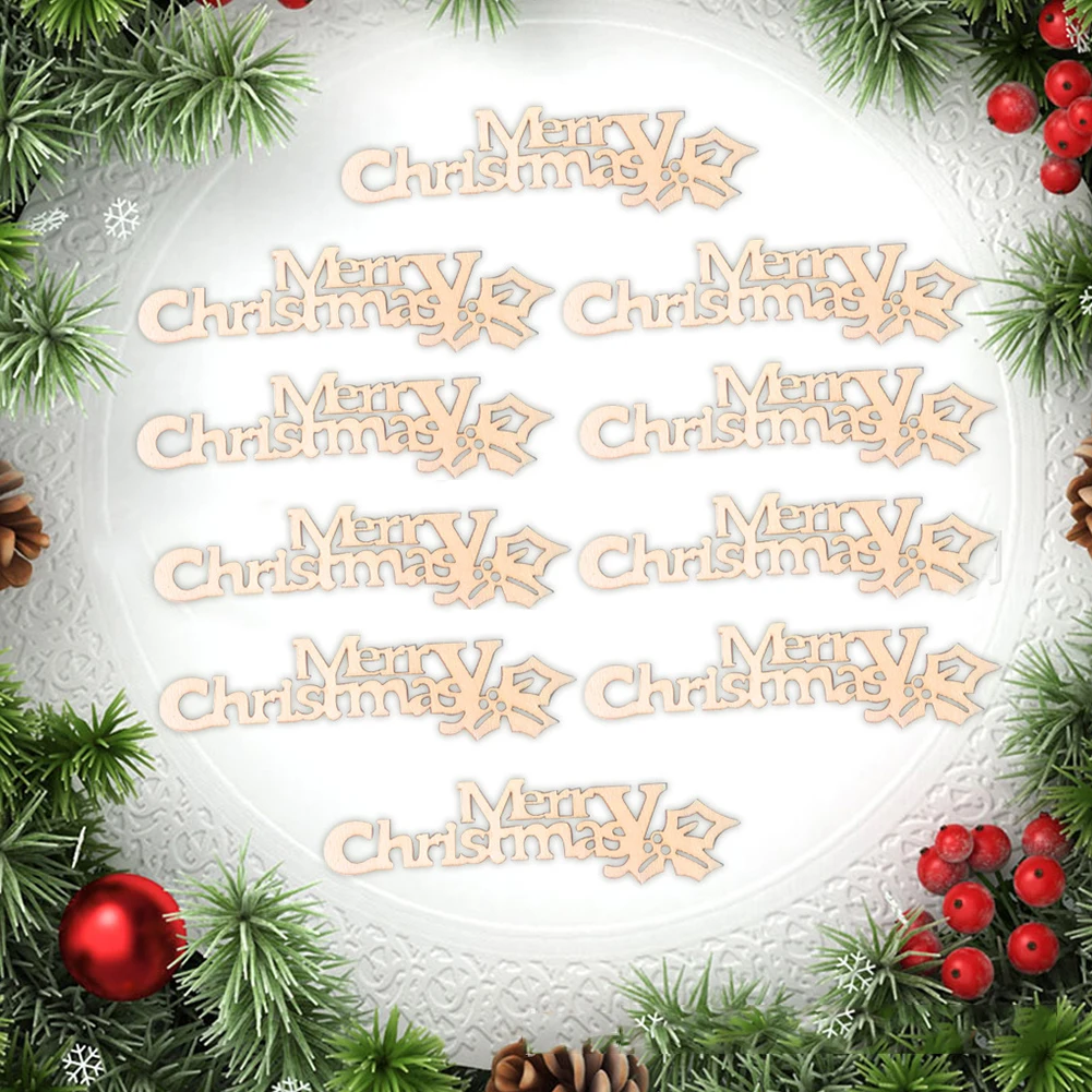 10 шт. деревянная нарезка для декора Детские буквы домашнего шитья подарок ручной