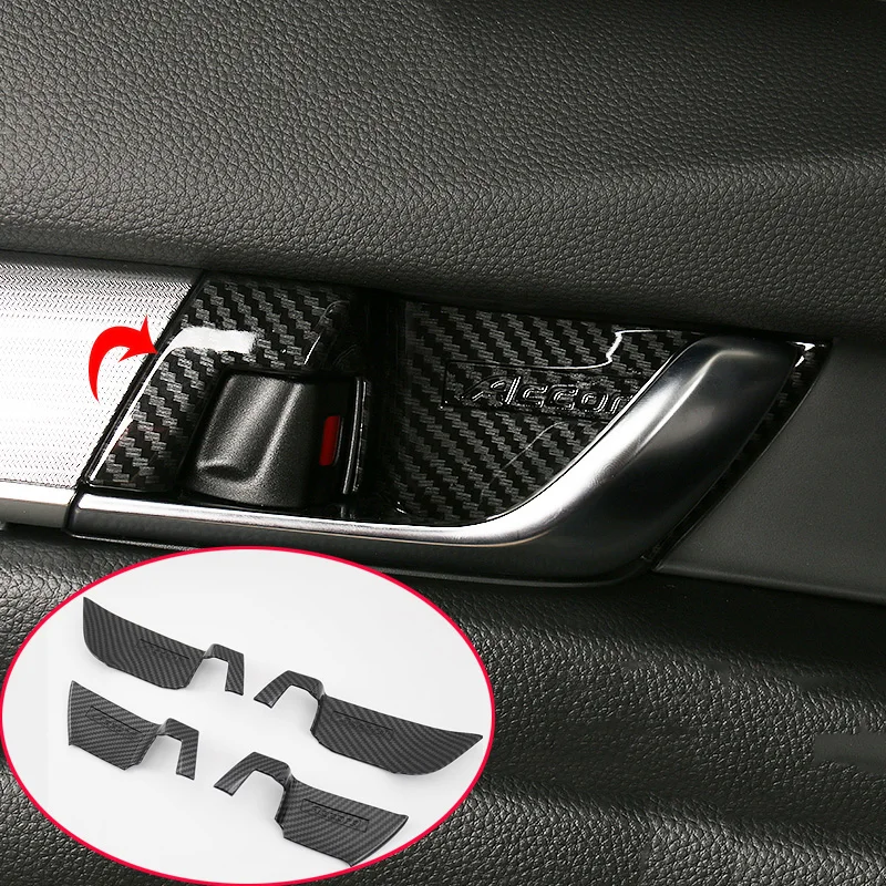 

Car styling accessories 4pcs/set ABS Inner Door Handle Bowl Cover Trim Decorative frame For Honda Accord 2018-2020