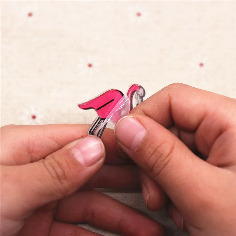 10 шт. милые полимерные аксессуары для творчества с плоской спинкой в виде