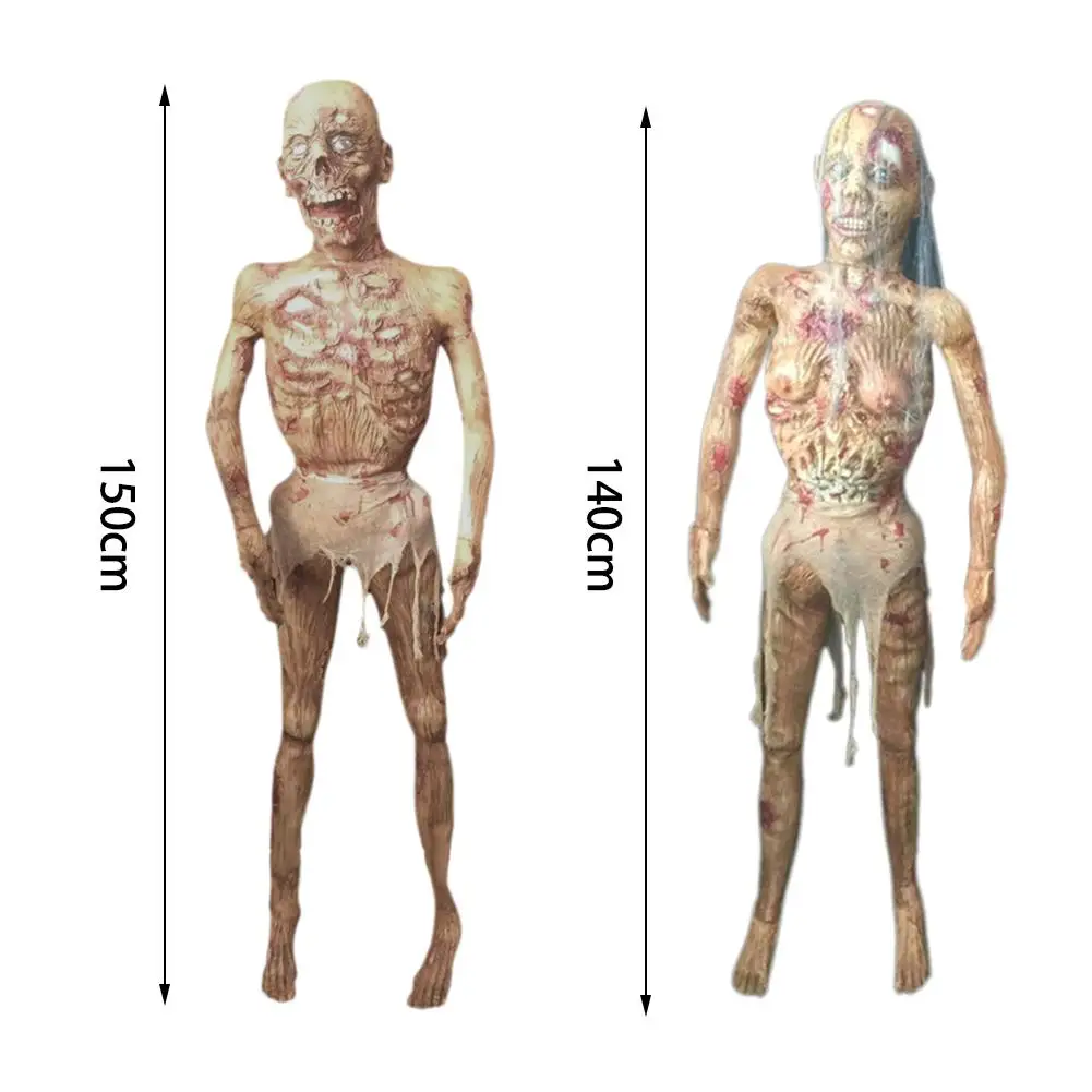 

2020 Horror Halloween Decoration Creepy Zombie Ghost Scary Bloody Body Zombie Escape Haunted House Bar Props