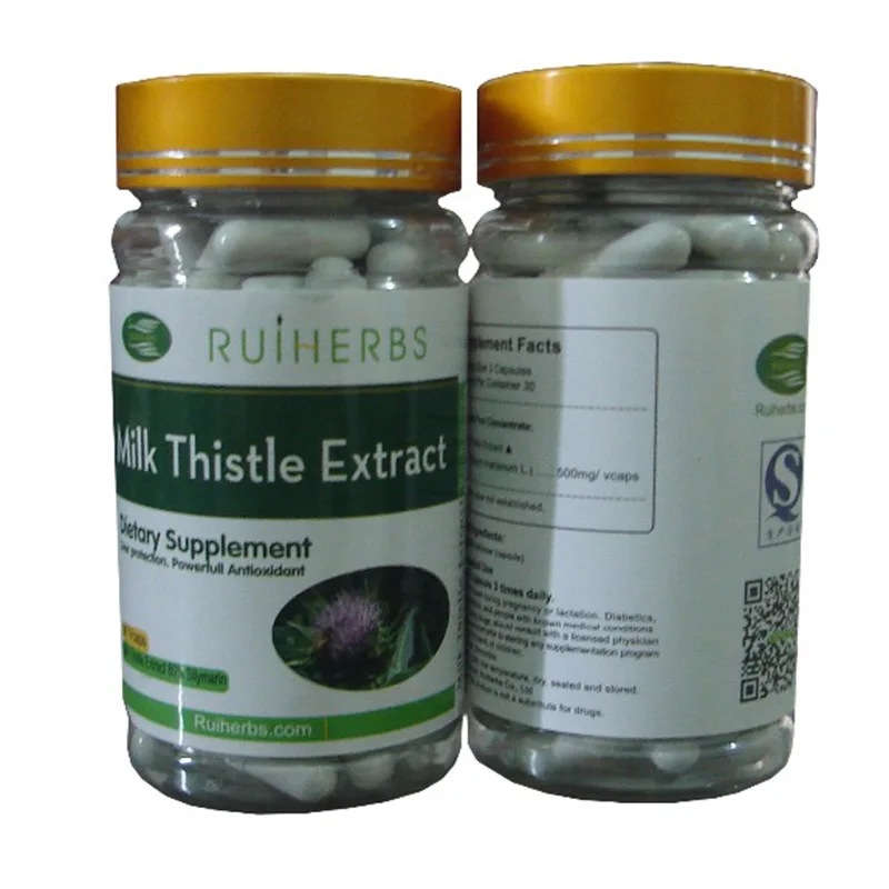 

3Bottle Milk Thistle Extract Silymarin Capsule -500mg x270Counts Antioxidant for Healthy Liver
