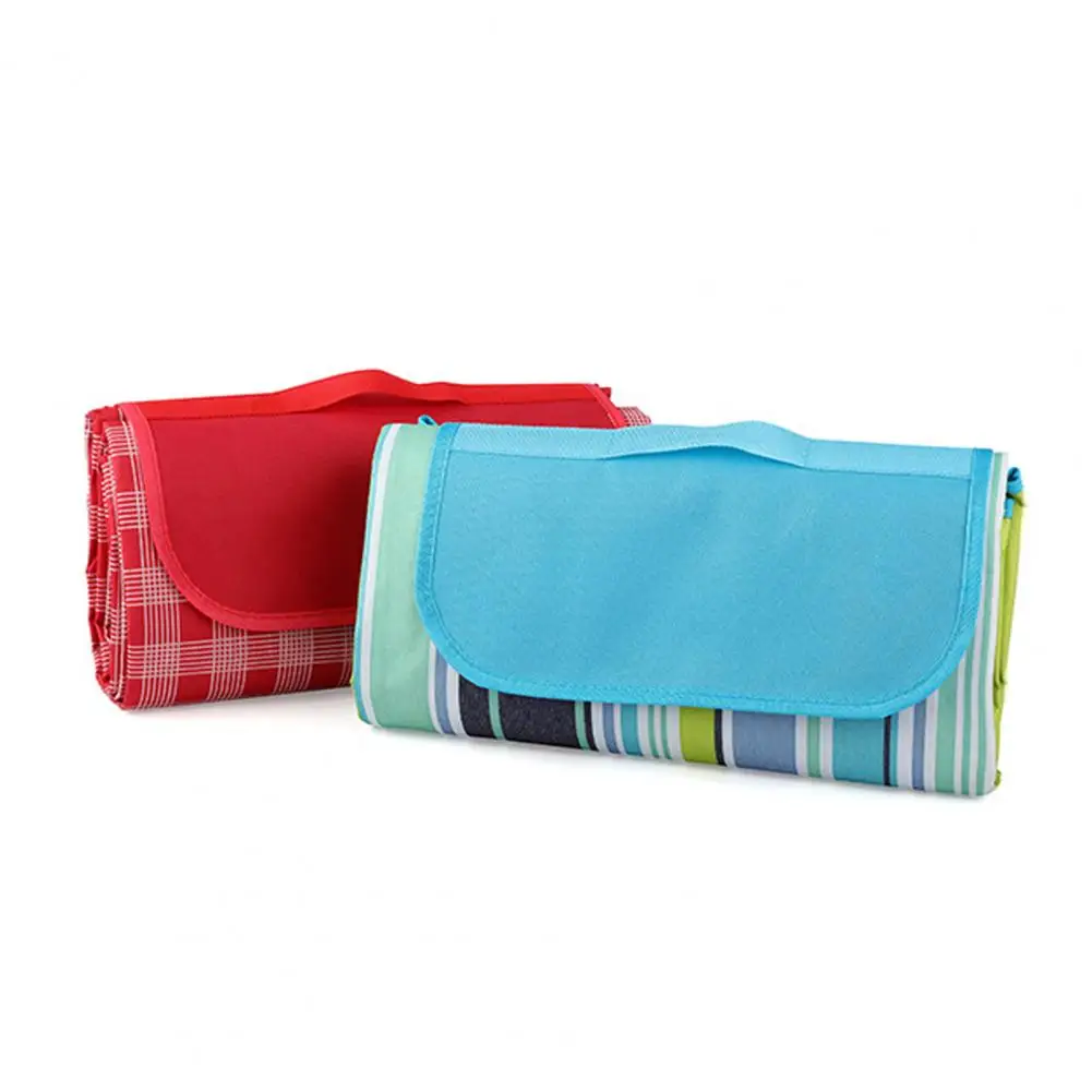 

150/200cm Outdoor Camping Portable PVC Thick Picnic Blanket Foldable Multiplayer Mat Spring Outing Mat Beach Blanket