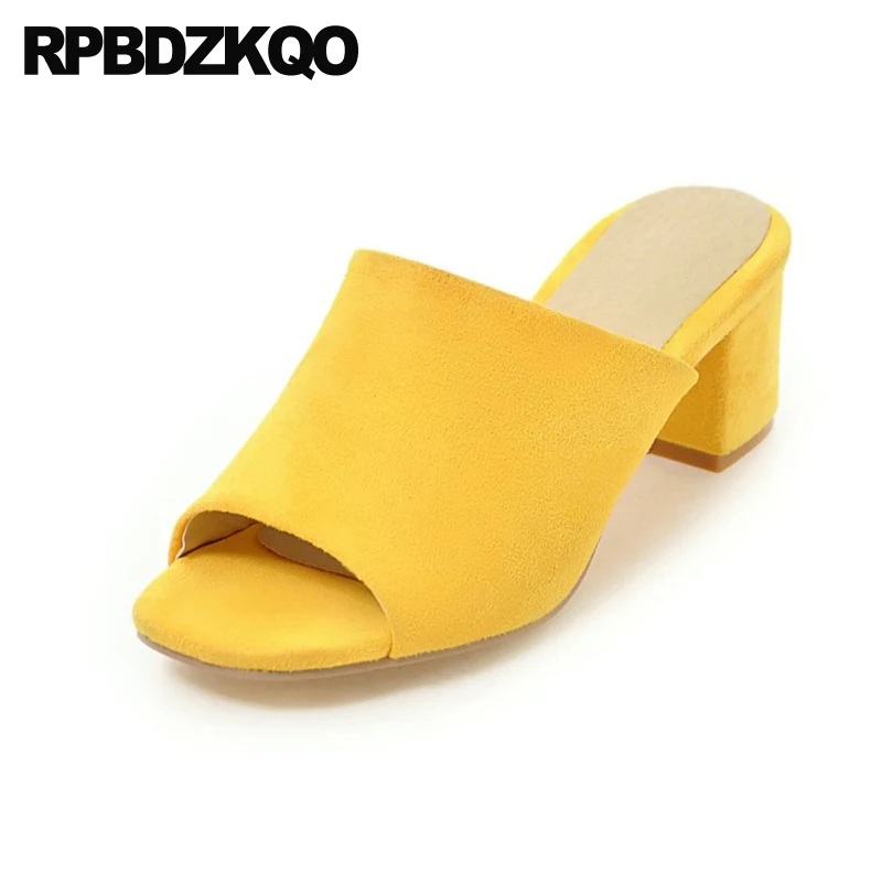 Дизайнерские 2021 китайская равнина 5 замша для широкой стопы Женские шлепанцы на