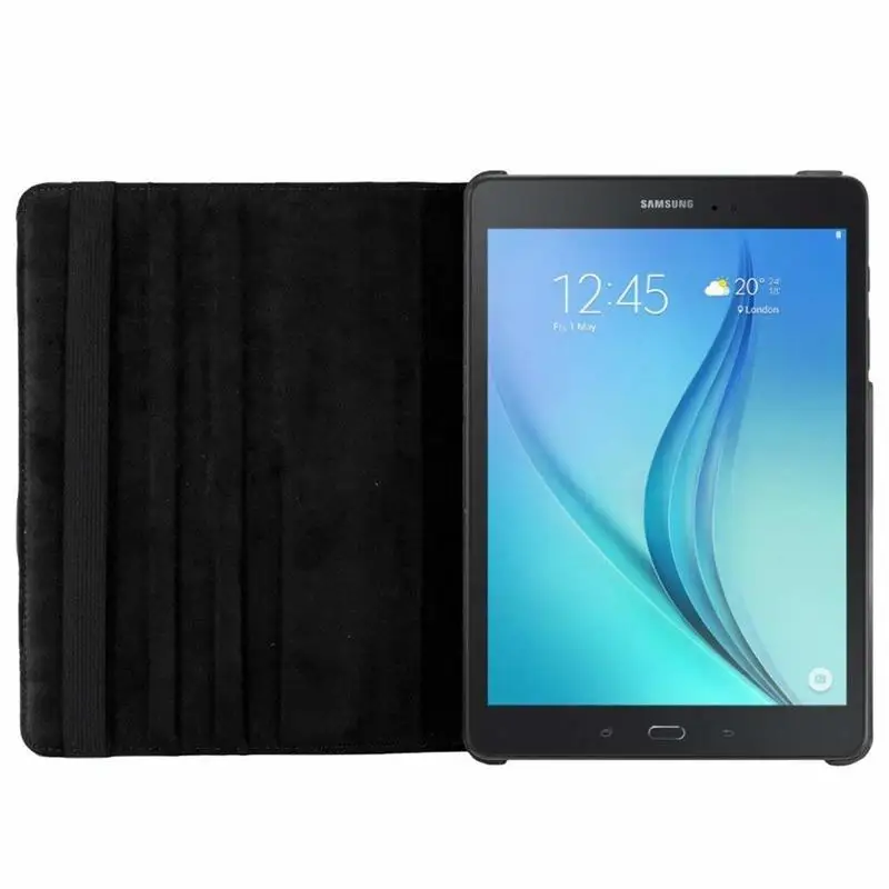 

Cover For Samsung Galaxy Tab A 9.7inch T550 Case TabA 9.7 SM-T550 T551 SM-T555 360 Degree Rotating PU Leather Tablet Case Glass