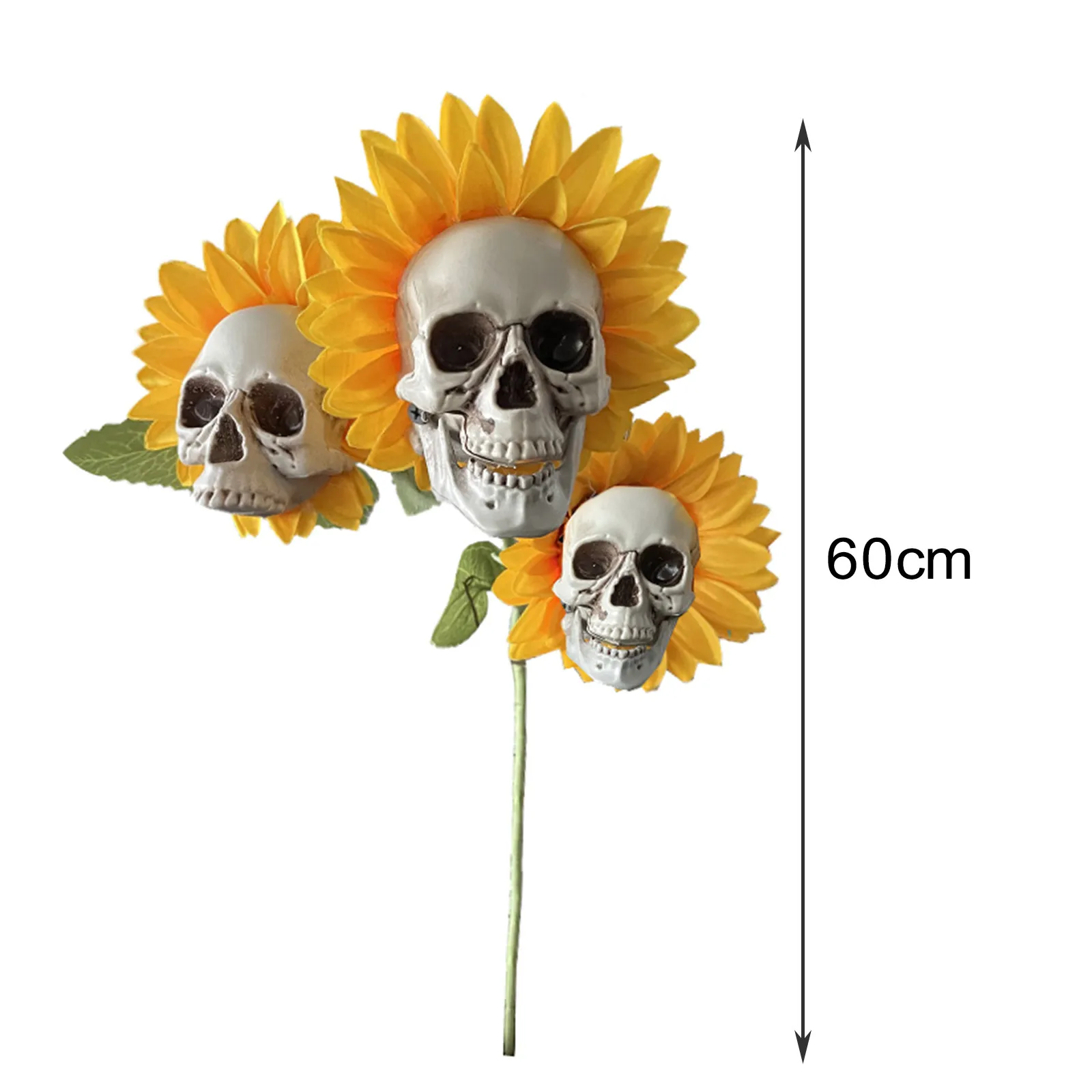 Имитация головы черепа подсолнечника украшение для сада внутреннего двора