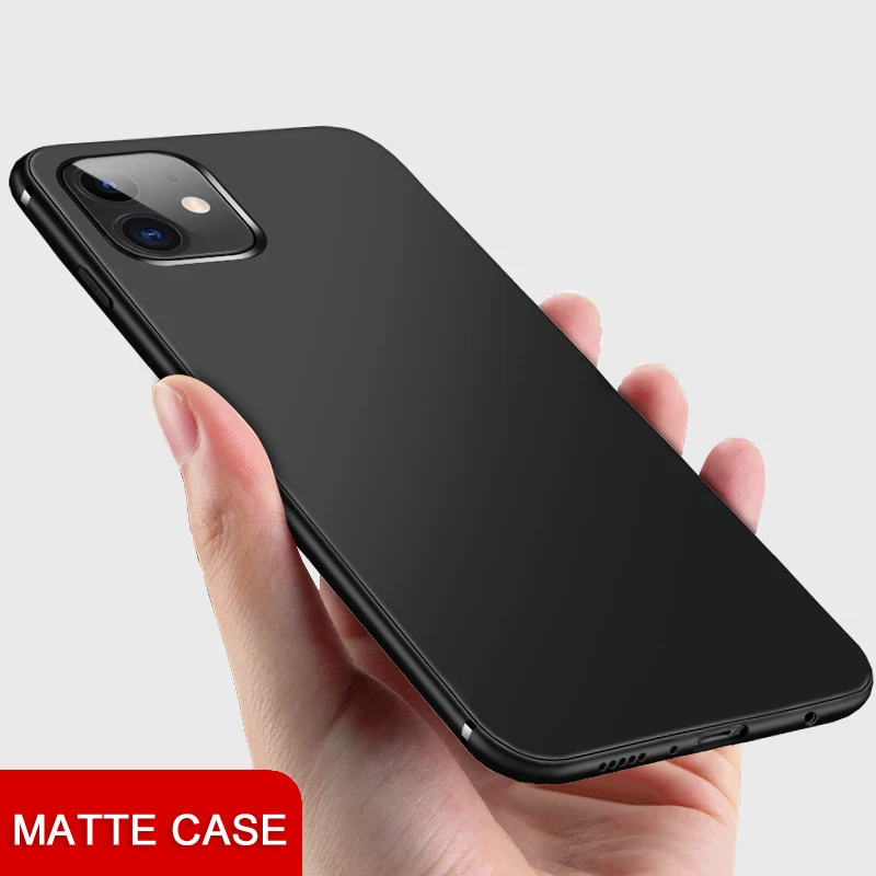 Супертонкий мягкий чехол для iPhone 11 Pro Max чехлы Гибкий тонкий матовый накладка