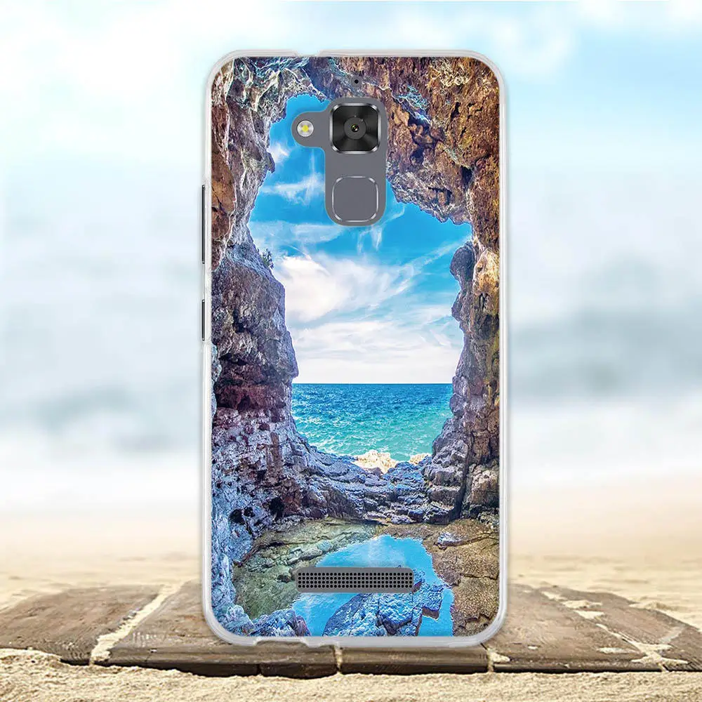 Чехол для Asus Zenfone 3 Max ZC520TL Мягкая силиконовая задняя крышка из ТПУ Сумка с 3D